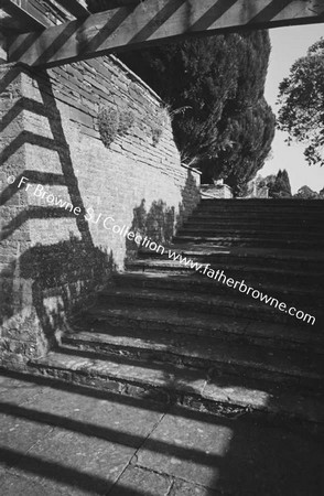 HEYWOOD HOUSE  THE STEPS  SUNSHINE AND SHADOWS